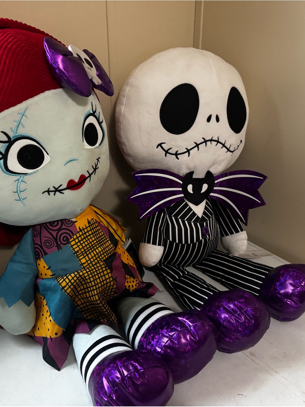 Jack and Sally Jumbo Stuffed Set!